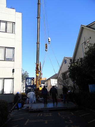 医療機器（MRI）搬出・撤去の作業風景－医療機器搬出は有限会社 システムトレード